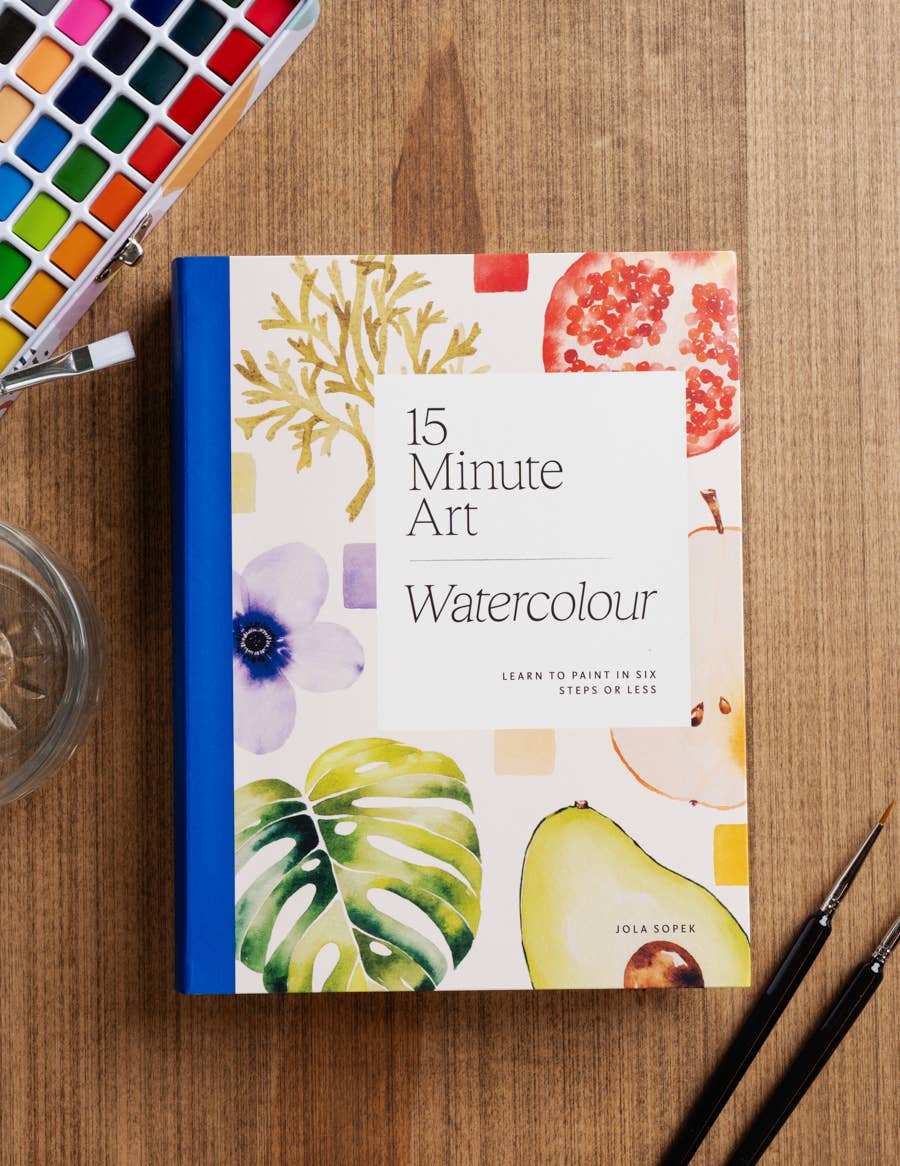 Chronicle Books - 15-minute Art Watercolour - PMA Store at the Portland Museum of Art, Maine