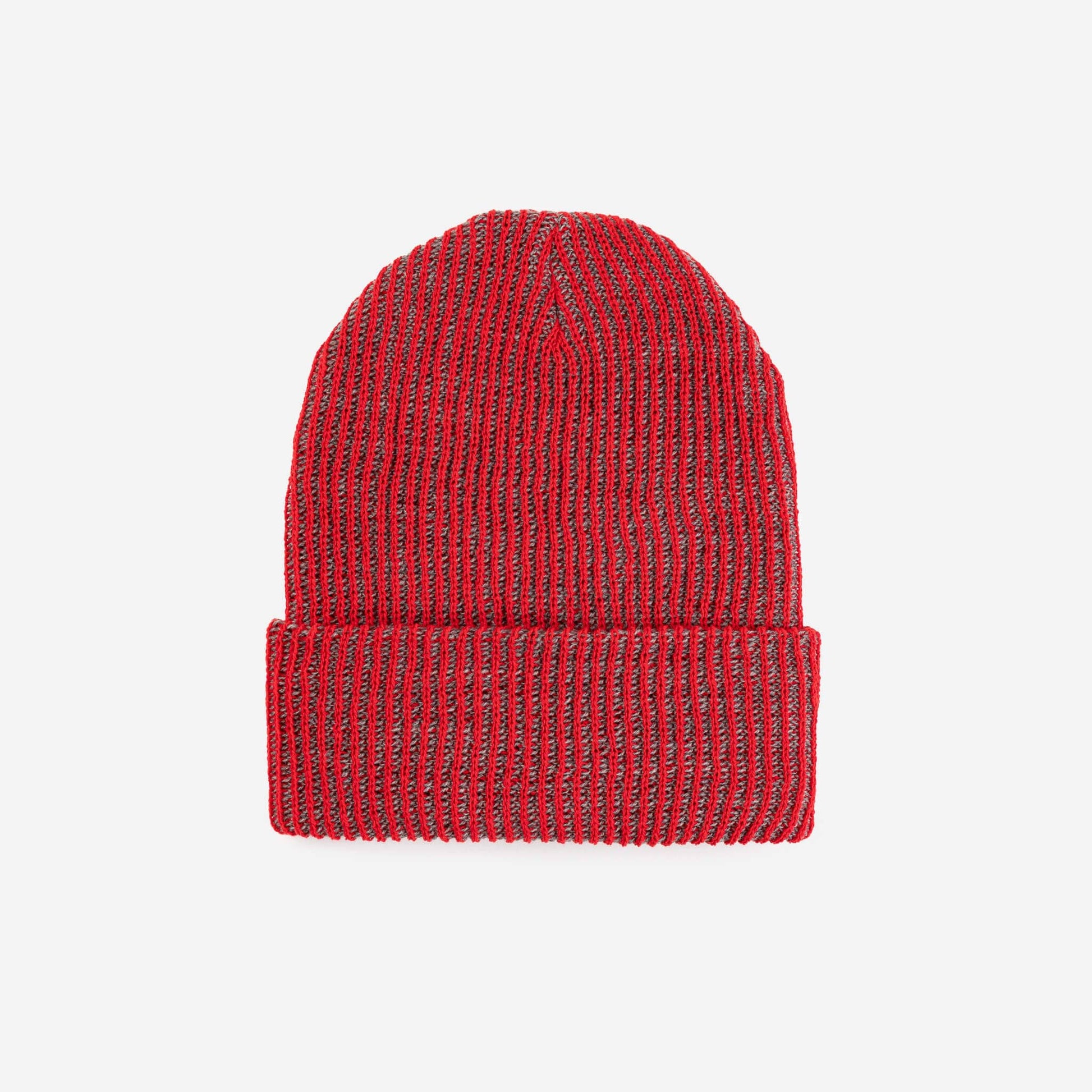 Simple Rib Knit Beanie: Golden Olive Navy - PMA Store at the Portland Museum of Art, Maine