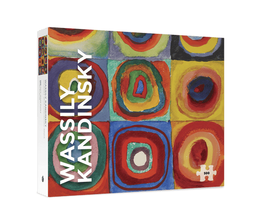 Pomegranate - Wassily Kandinsky: Squares with Concentric Circles 500-Piece Jigsaw Puzzle - PMA Store at the Portland Museum of Art, Maine
