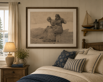 Homer Mending the Tears 18x 24 Poster