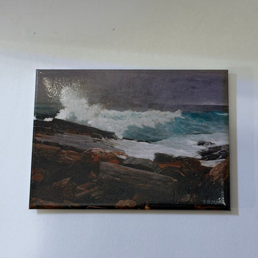 Homer Weatherbeaten 2.5 x 3.5 Magnet - PMA Store at the Portland Museum of Art, Maine