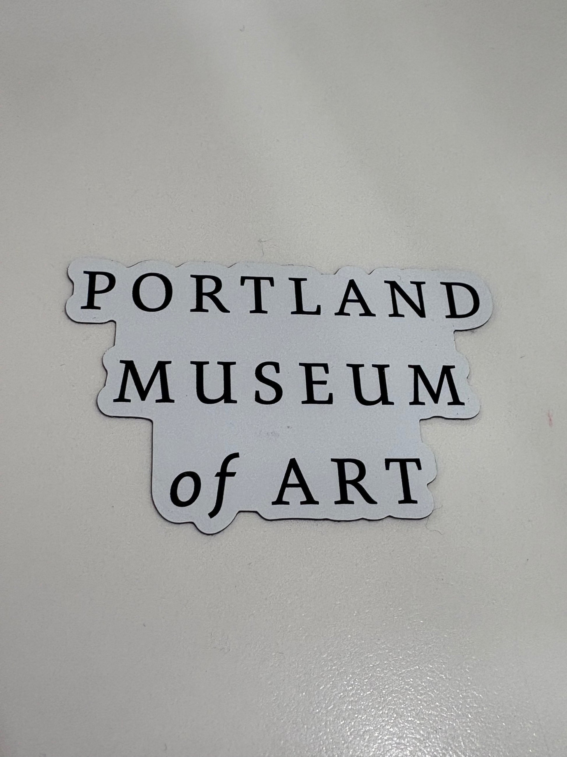 PMA Wordmark Magnet - PMA Store at the Portland Museum of Art, Maine