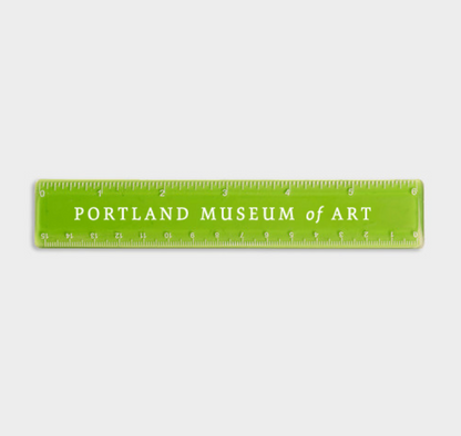 PMA 6 inch Ruler - PMA Store at the Portland Museum of Art, Maine