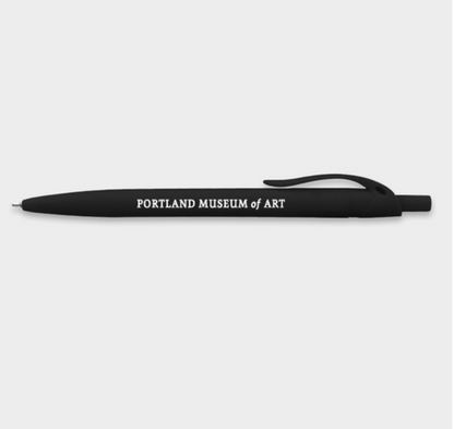 PMA Rubberized Ballpoint Pen - PMA Store at the Portland Museum of Art, Maine