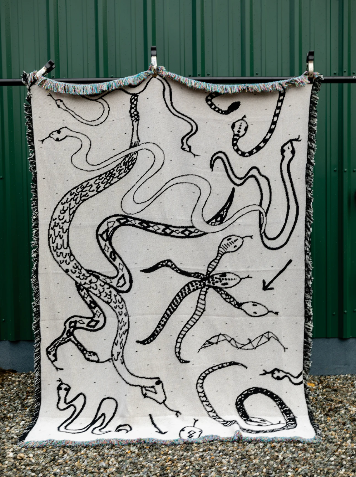 Snake Blanket by Eve Biddle