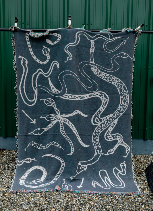 Snake Blanket by Eve Biddle