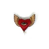 Guardian Heart Brooch Pin