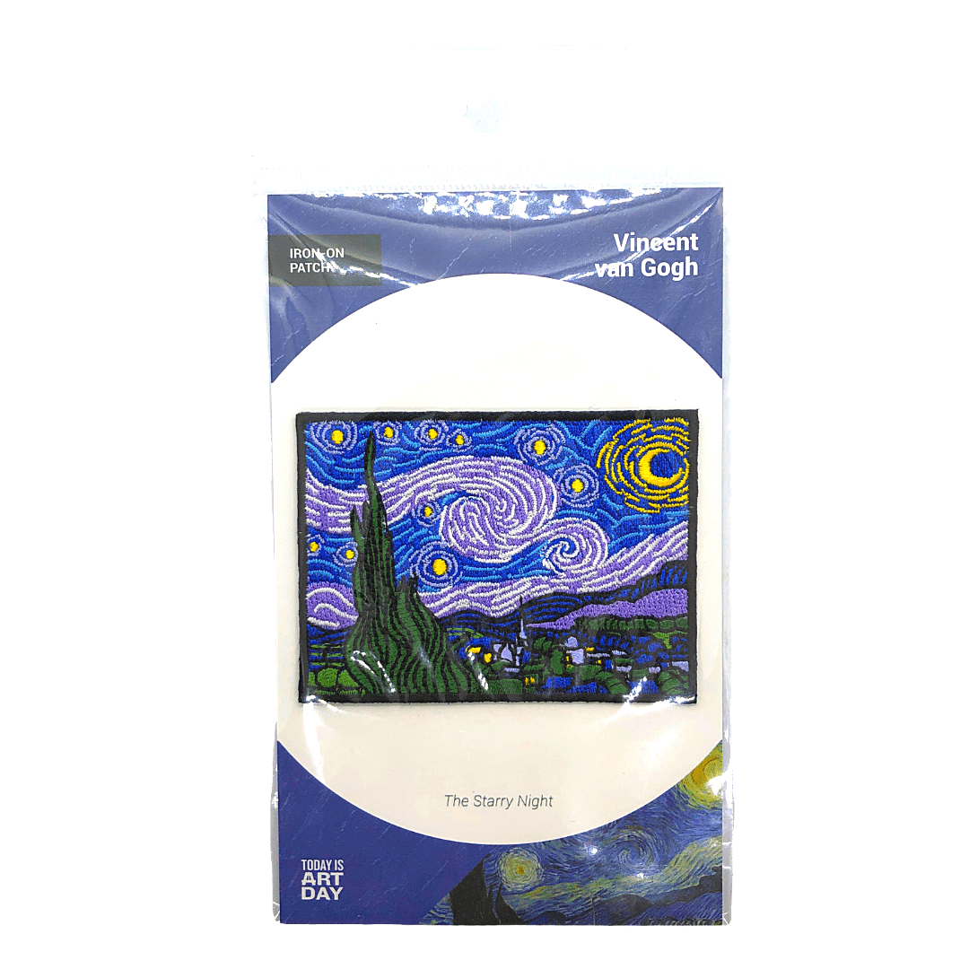 Today is Art Day - Patch - Starry Night - Van Gogh - PMA Store at the Portland Museum of Art, Maine