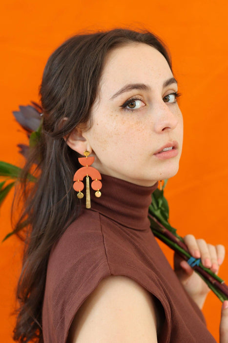 MIRANDA EARRINGS: Clay