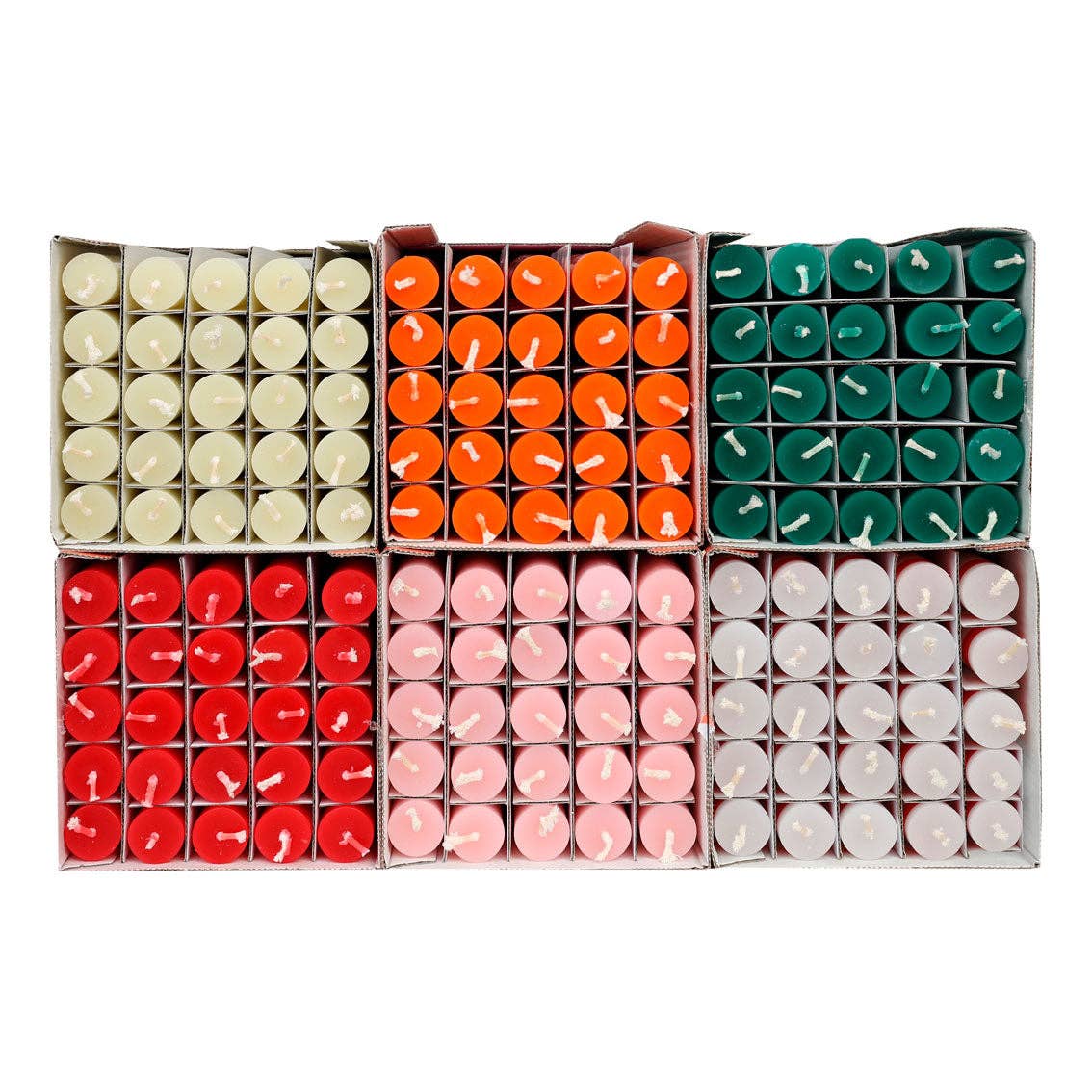 Orange & Pink Taper Candle | POS Unit | Fall | - PMA Store at the Portland Museum of Art, Maine