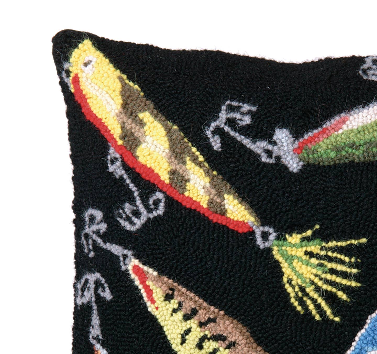 Peking Handicraft - Fishing Lures Hook Pillow - PMA Store at the Portland Museum of Art, Maine