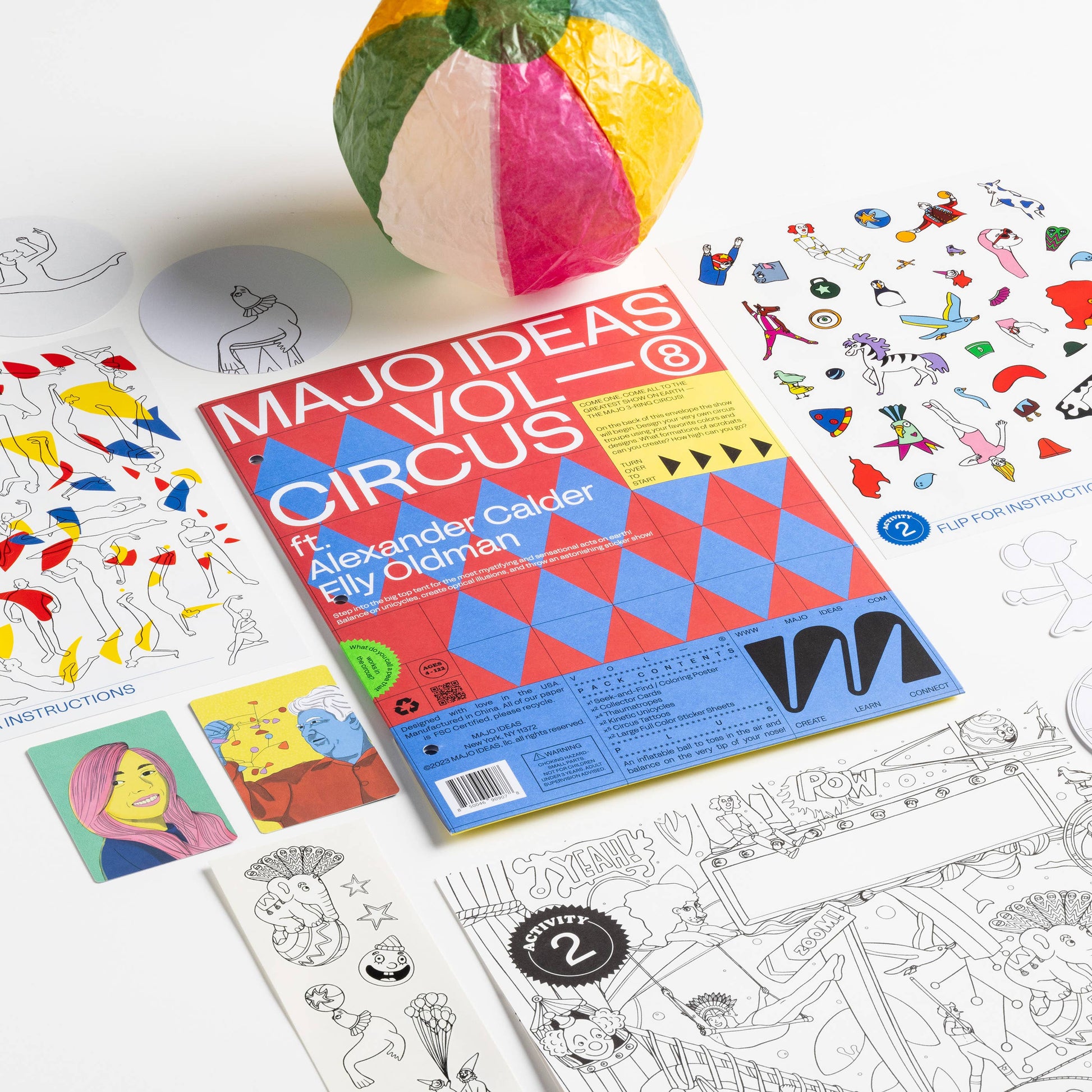 VOL ⑧ — CIRCUS Sticker Based Art Pack - PMA Store at the Portland Museum of Art, Maine