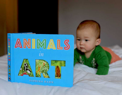 Simon & Schuster - Animals in Art by Sabrina Hahn: Board Books; 64 pages / English - PMA Store at the Portland Museum of Art, Maine