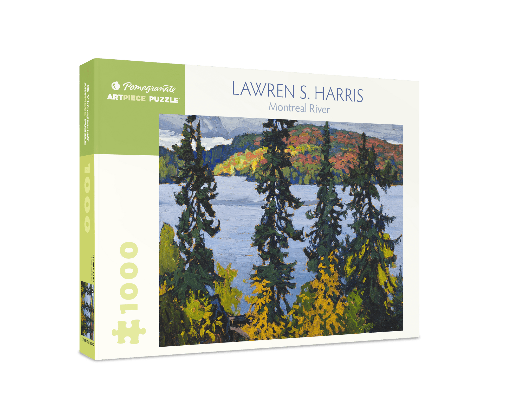 Pomegranate - Lawren S. Harris: Montreal River 1000-Piece Jigsaw Puzzle - PMA Store at the Portland Museum of Art, Maine