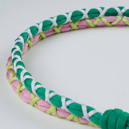 Braided Double Shoulder Strap: Kelly White - PMA Store at the Portland Museum of Art, Maine