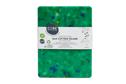 Core Home - Recycled Plastic Cutting Board XS Green Confetti