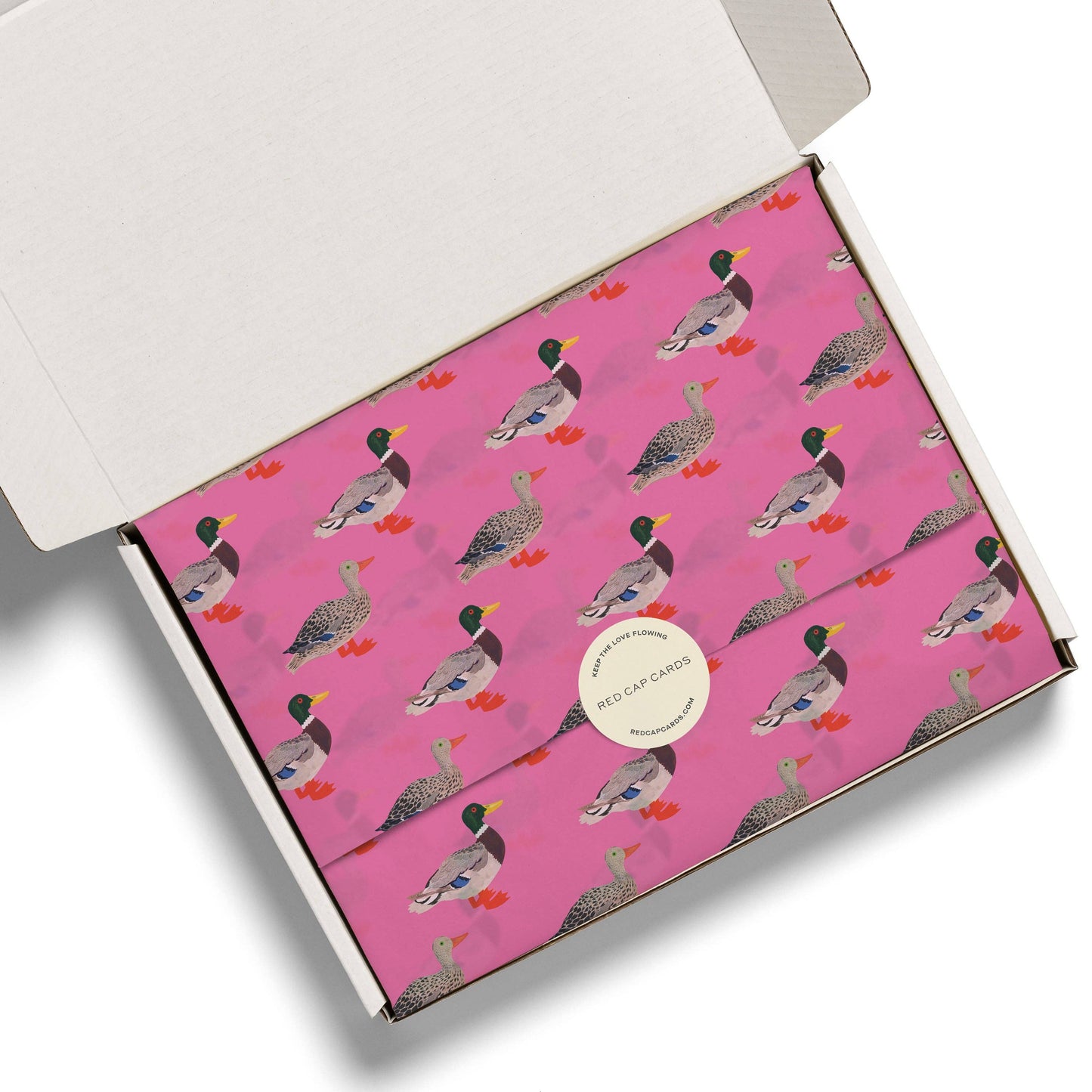 Quacky Birthday tissue paper: 5 Sheets - PMA Store at the Portland Museum of Art, Maine