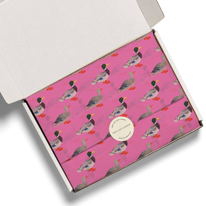 Quacky Birthday tissue paper: 5 Sheets - PMA Store at the Portland Museum of Art, Maine