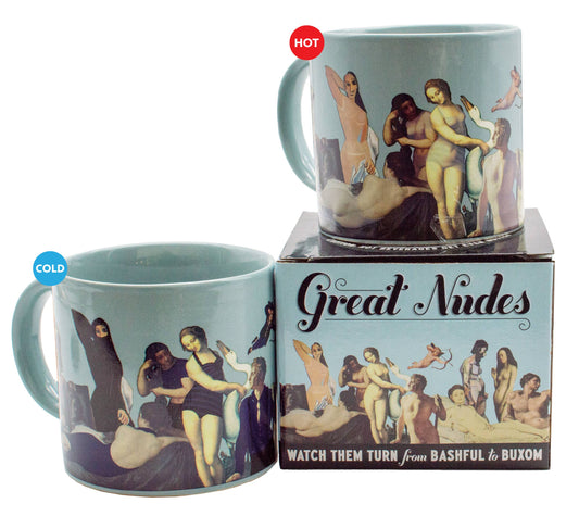 Unemployed Philosophers Guild - Great Nudes of Art Heat-Changing Coffee Mug - PMA Store at the Portland Museum of Art, Maine
