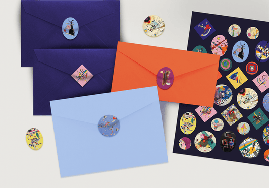 Today is Art Day - Stickers Kandinsky by Mon Petit Art - PMA Store at the Portland Museum of Art, Maine