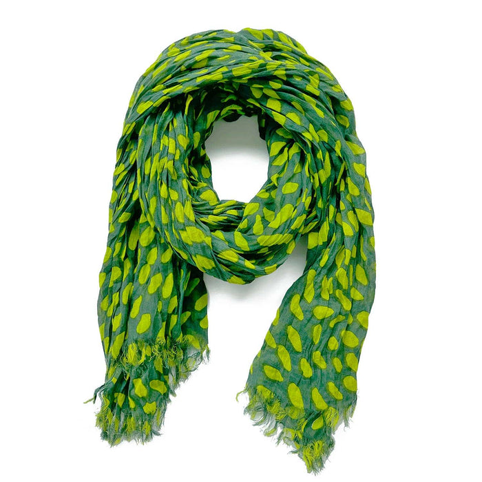 See Design - Cotton Scarf: Speck Fuchsia/Orange - PMA Store at the Portland Museum of Art, Maine