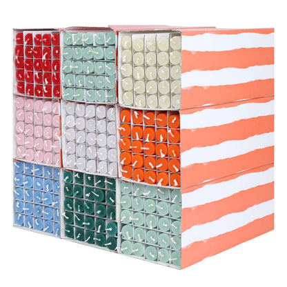 Orange & Pink Taper Candle | POS Unit | Fall | - PMA Store at the Portland Museum of Art, Maine