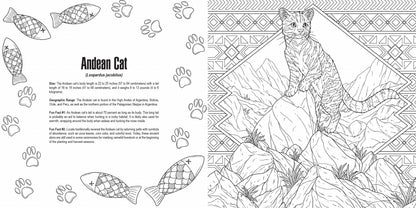 Penguin Random House LLC - Cats: A Smithsonian Coloring Book - PMA Store at the Portland Museum of Art, Maine