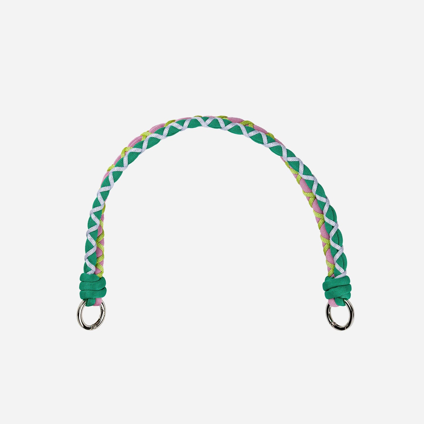 Braided Double Shoulder Strap: Kelly White - PMA Store at the Portland Museum of Art, Maine