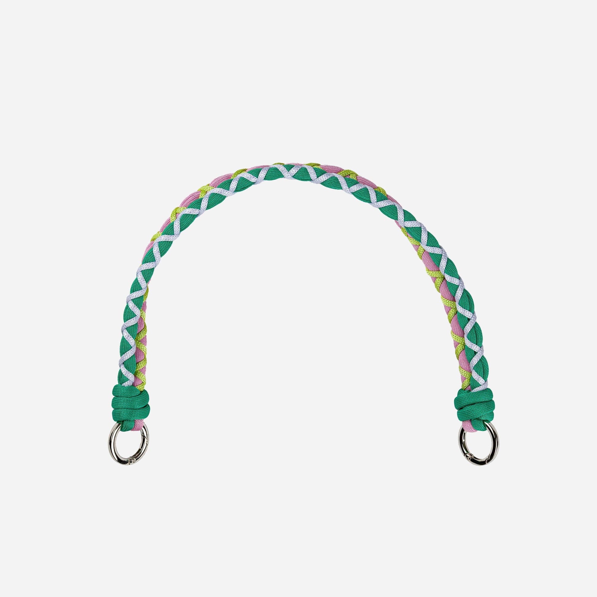 Braided Double Shoulder Strap: Kelly White - PMA Store at the Portland Museum of Art, Maine