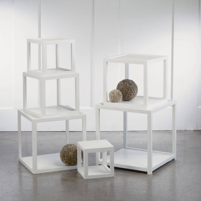 Wood Cube Risers in Set of 3 or Set of 6: White / 6 Cubes - PMA Store at the Portland Museum of Art, Maine