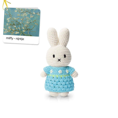 Miffy Van Gogh Inspired Almond Blossom Dress: Dress With Drape - PMA Store at the Portland Museum of Art, Maine