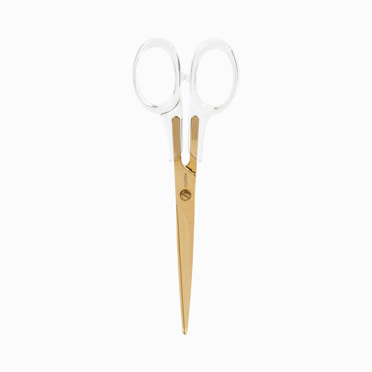 Poketo - Acrylic Scissors in Gold - PMA Store at the Portland Museum of Art, Maine