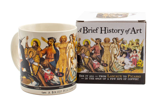Unemployed Philosophers Guild - Brief History of Art Coffee Mug - PMA Store at the Portland Museum of Art, Maine