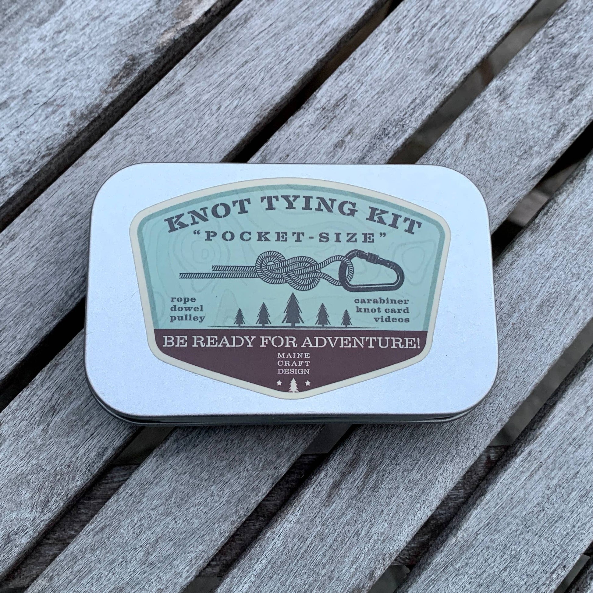 Maine Craft Design - Pocket-Size Knot Tying Kit - PMA Store at the Portland Museum of Art, Maine