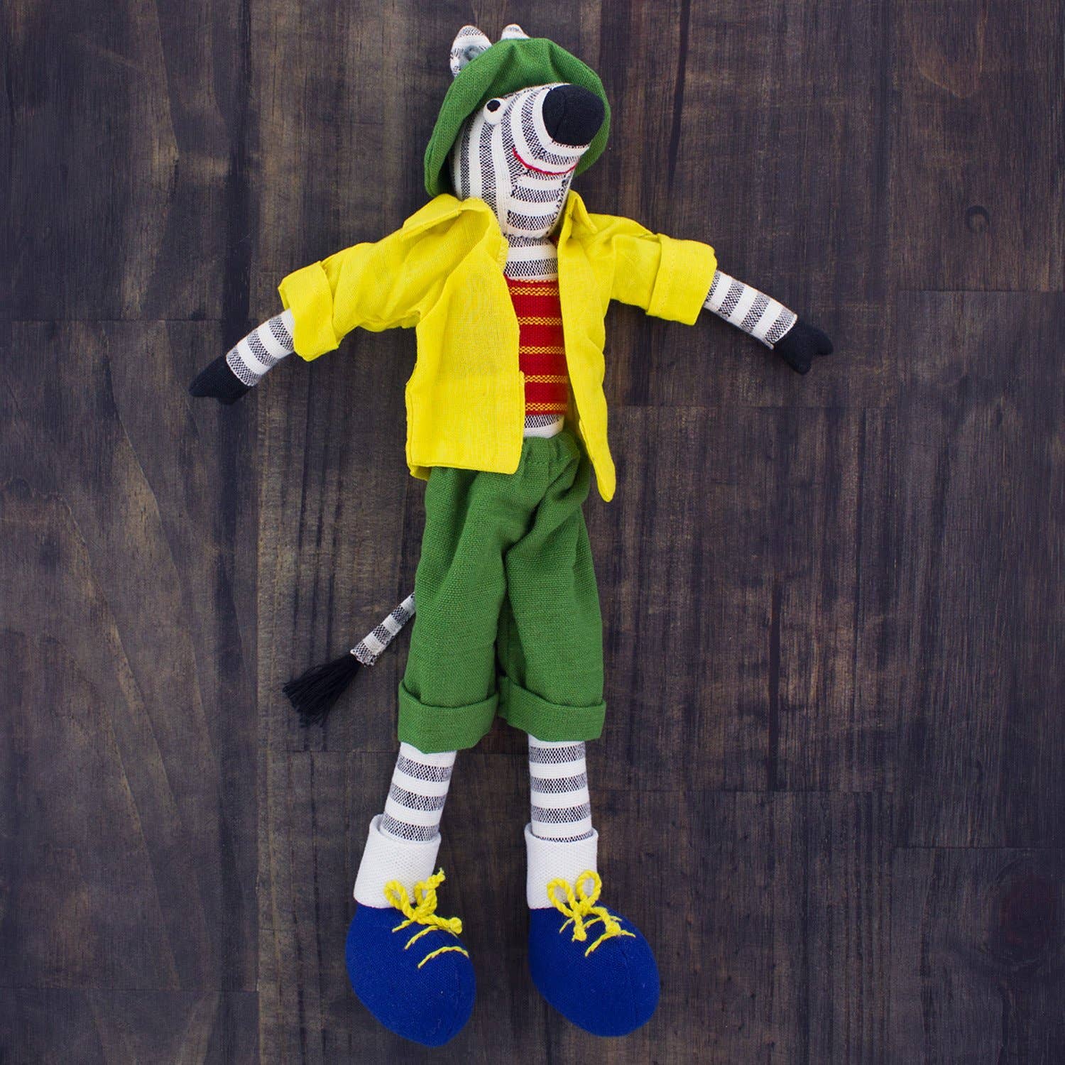 Doll Zippy the Zebra: Default Title - PMA Store at the Portland Museum of Art, Maine