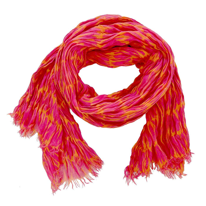 See Design - Cotton Scarf: Speck Fuchsia/Orange - PMA Store at the Portland Museum of Art, Maine