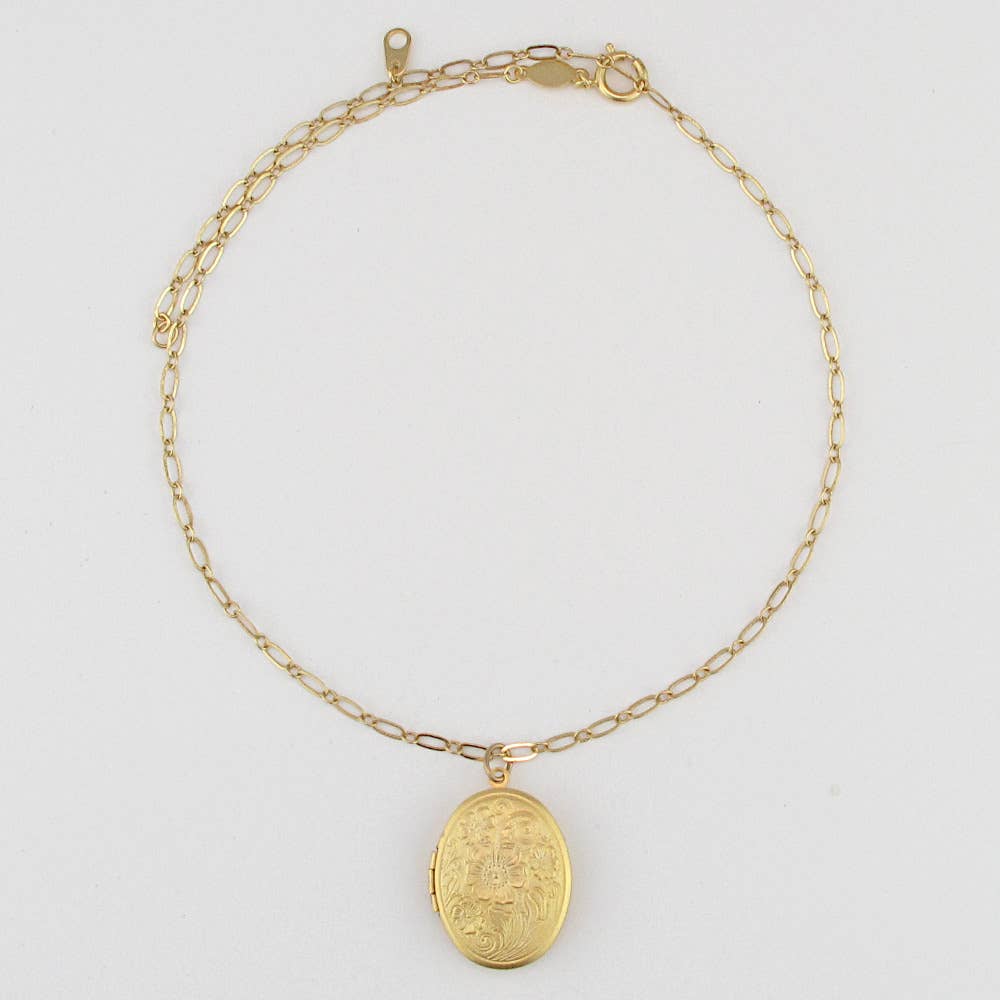 Morning Glory Locket Necklace - PMA Store at the Portland Museum of Art, Maine