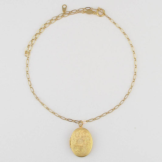 Morning Glory Locket Necklace - PMA Store at the Portland Museum of Art, Maine
