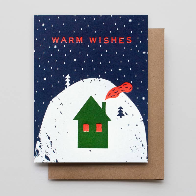 Hammerpress - Warm Wishes Cozy Cabin - PMA Store at the Portland Museum of Art, Maine