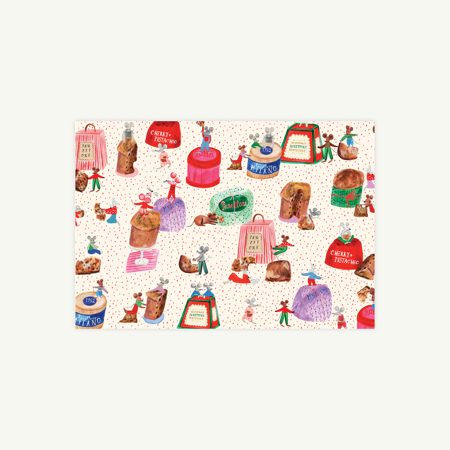 Nibble Nibble Gift Wrap - PMA Store at the Portland Museum of Art, Maine