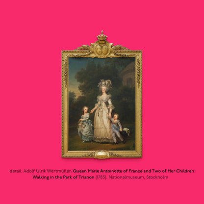 "Happy Mother's Day" (Marie Antoinette) A6 card : Recycled white envelopes - PMA Store at the Portland Museum of Art, Maine