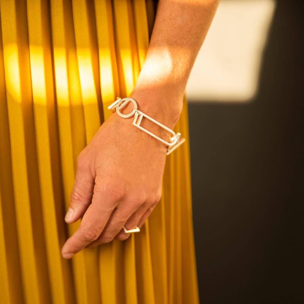 MULXIPLY - SALE - Window Link Bracelet | Sterling Silver - PMA Store at the Portland Museum of Art, Maine