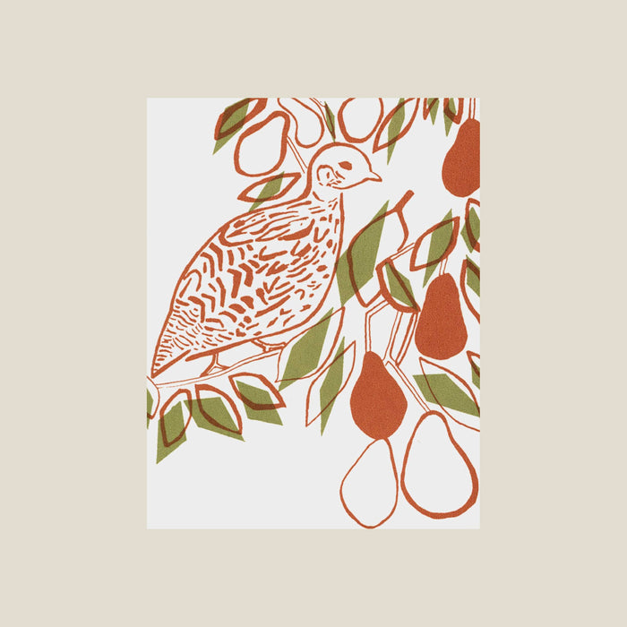 Kinaloon - Partridge in a pear tree card