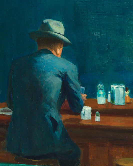 Pomegranate - Edward Hopper: Nighthawks Bookmark - PMA Store at the Portland Museum of Art, Maine