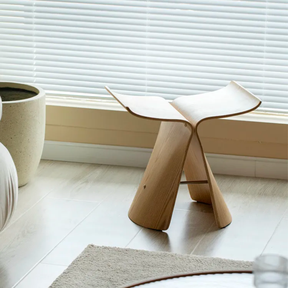 Moderny - Danish Butterfly Table: Ash Log - PMA Store at the Portland Museum of Art, Maine