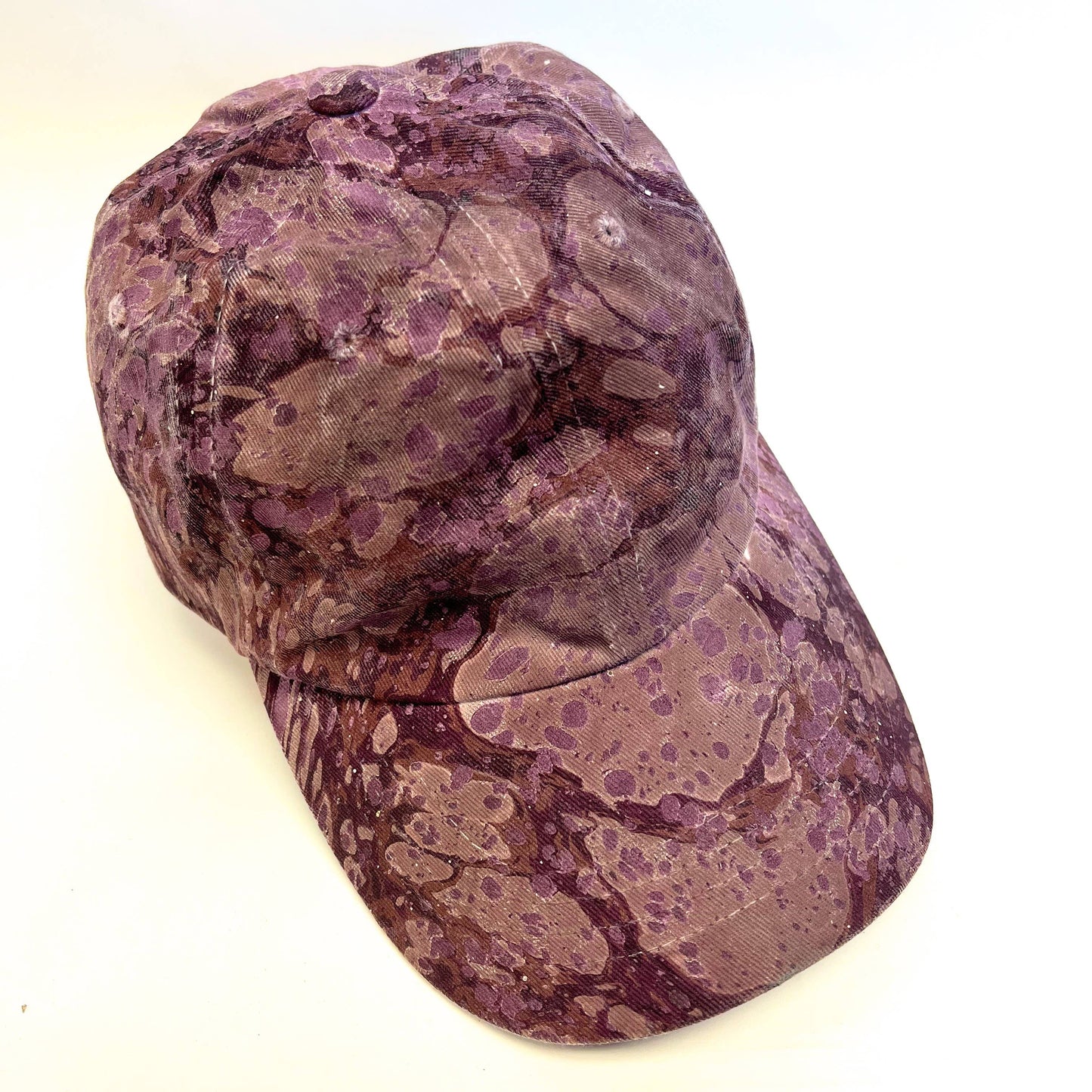 Tempered East - Marbled Dad Hat: Stone: Blue