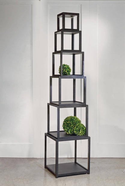 Wood Cube Risers in Set of 3 or Set of 6: White / 6 Cubes - PMA Store at the Portland Museum of Art, Maine