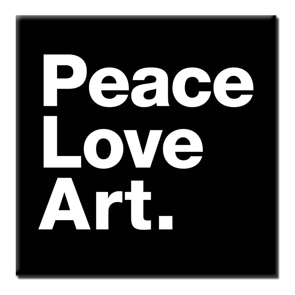 Peace Love Art Magnet: None - PMA Store at the Portland Museum of Art, Maine