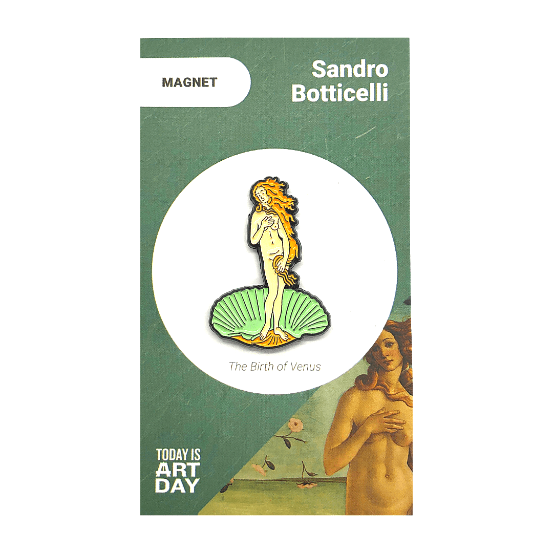 Today is Art Day - Magnet - Birth of Venus - Botticelli - PMA Store at the Portland Museum of Art, Maine