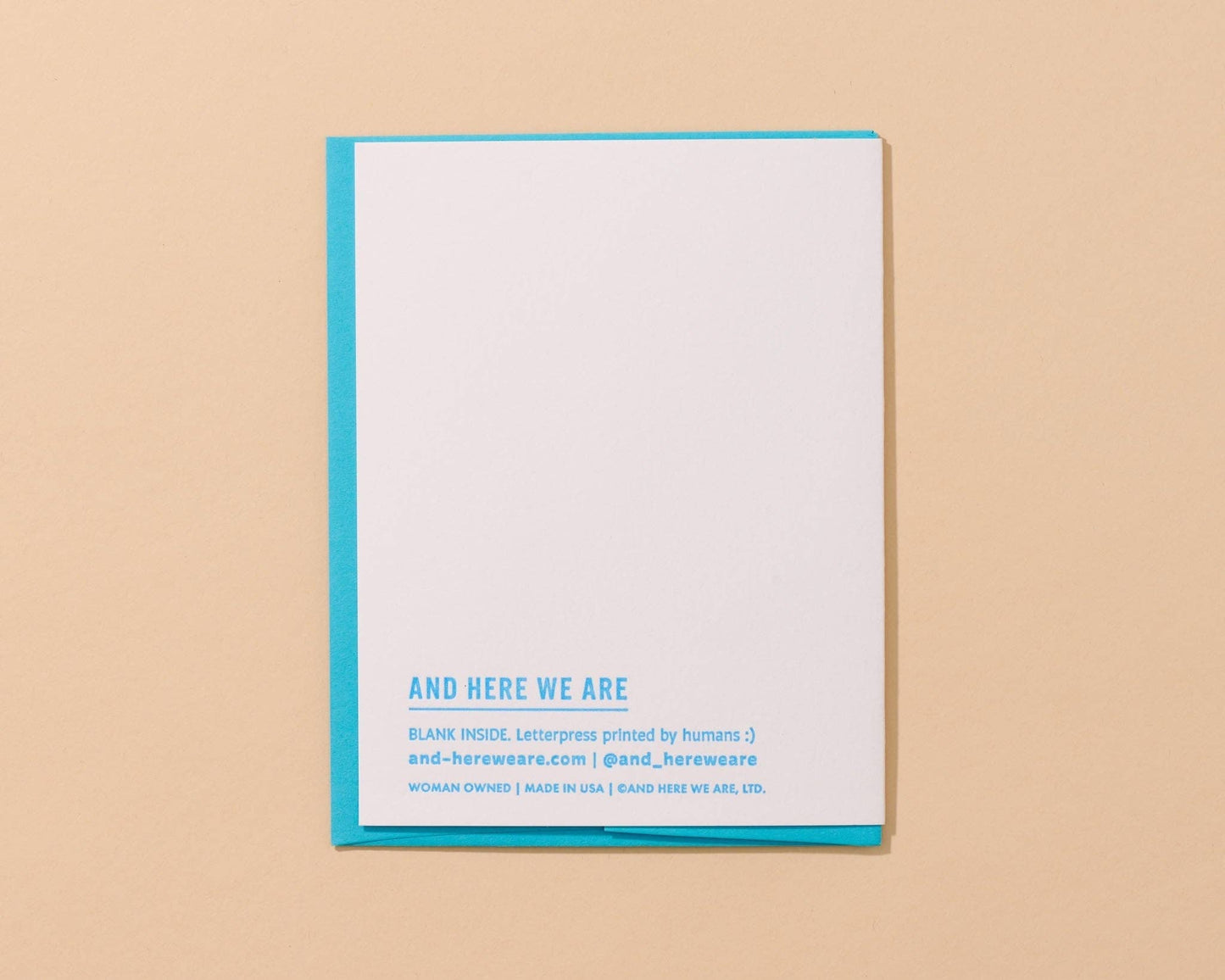 Piece of Work of Art Letterpress Mother's Day Card - Made in USA - PMA Store at the Portland Museum of Art, Maine